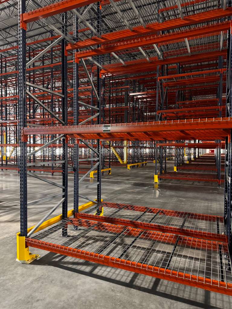 Cantilever rack system — Orozco's Racks installation