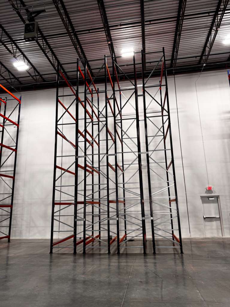 Orozco's Racks professional installation crew — South Texas warehouse